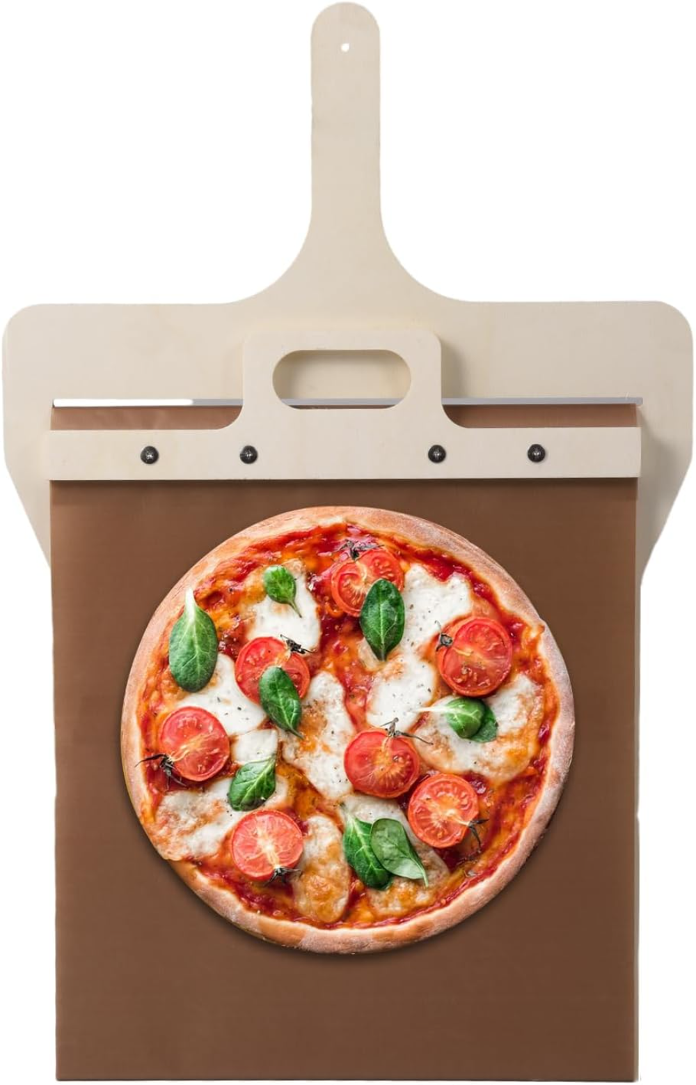 Globetrek° PizzaPeel: Høj kvalitet Non-stick Pizza Slide Peel Køkken Værktøj