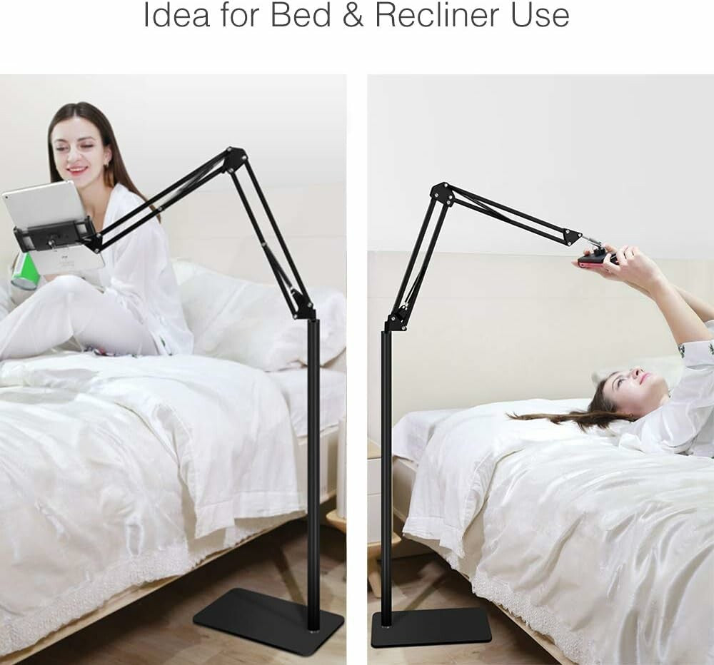 Holder 360° TabletStand: Justerbar Gulvstander Til Tablet Og Telefon