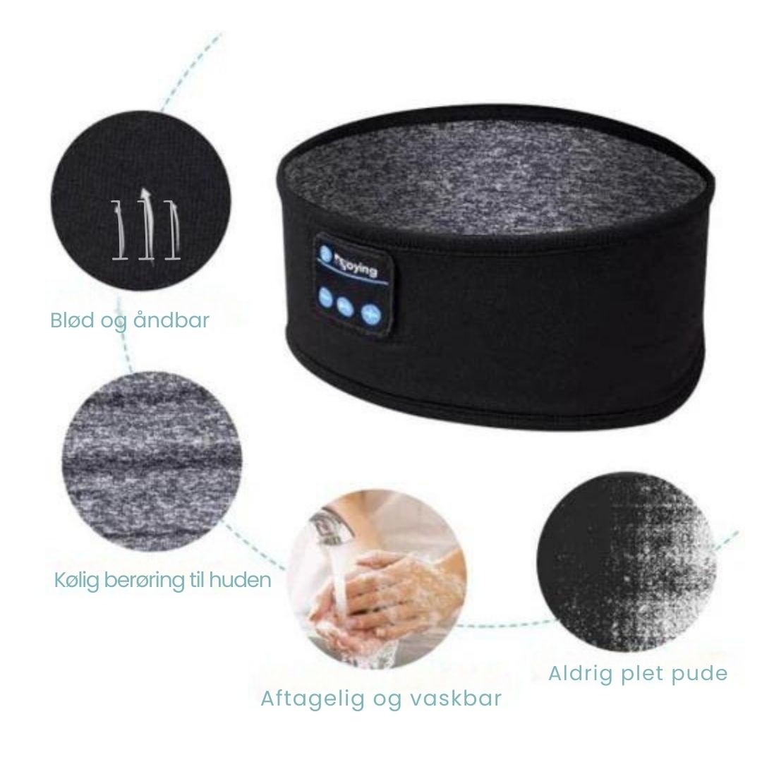 SoveZone™ Bluetooth-sovemaske med integrerede højttalere