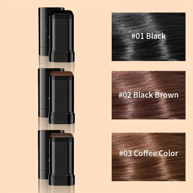 Rose® HairStick 1+1 GRATIS: 2 I 1 Øjeblikkelig Hårfarve Og Kam-Vridstik