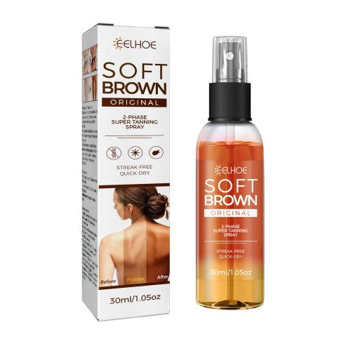 Bronzing kropsoliespray med solsikke og valnød
