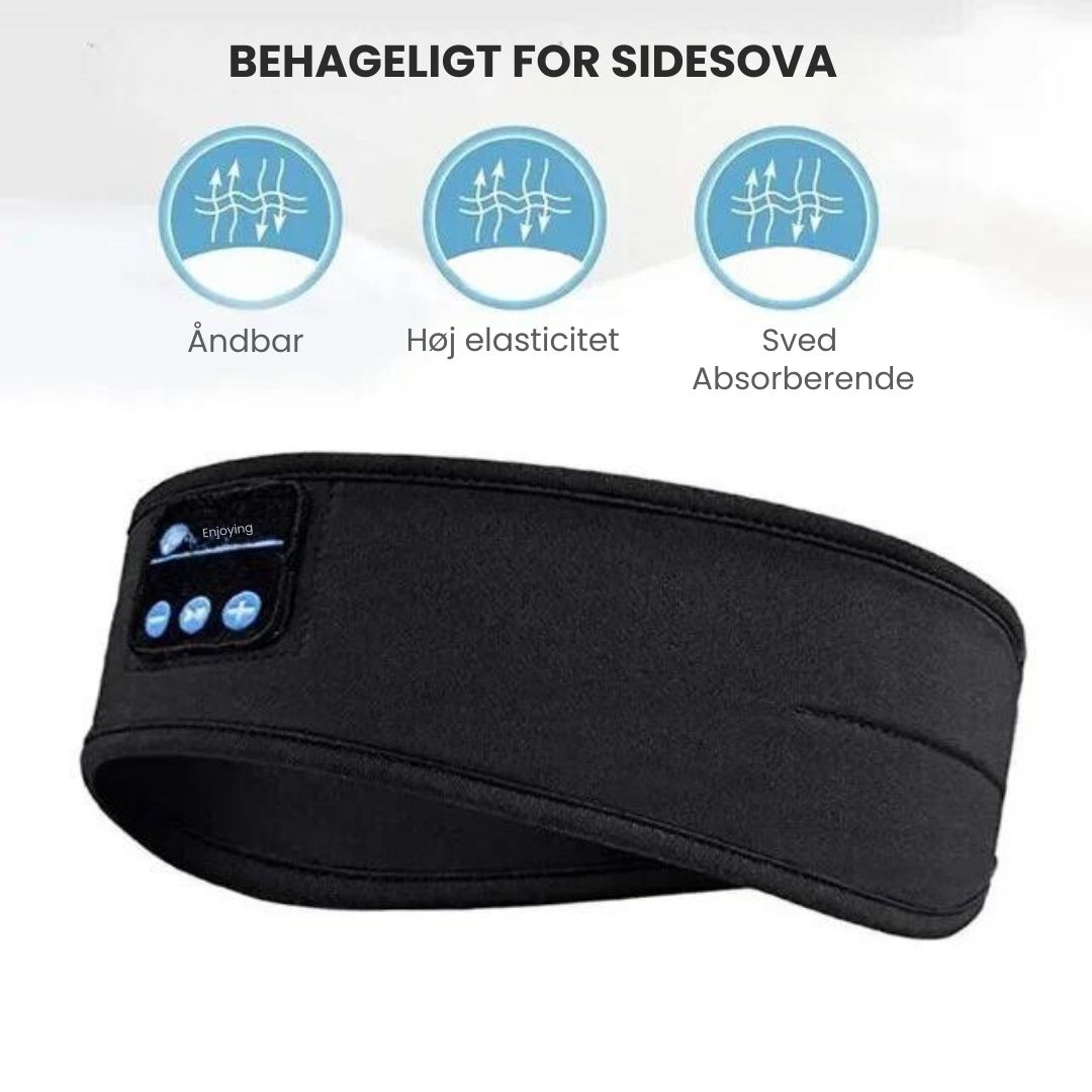 SoveZone™ Bluetooth-sovemaske med integrerede højttalere