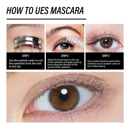 Hurtigtørrende mascara-topcoat