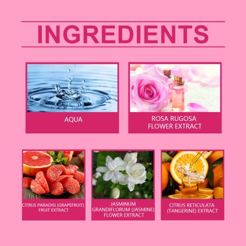 Grapefrugt, jasmin og rose parfume