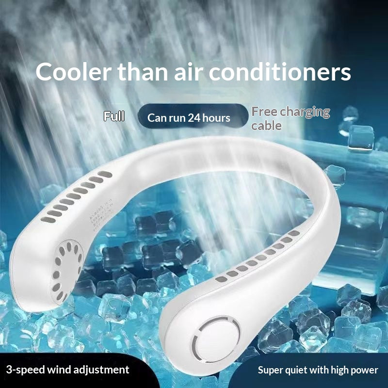 Vingeløs USB-halsventilator