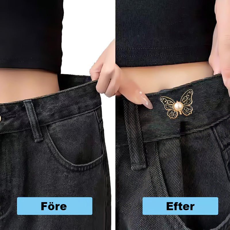ButterflyClip 2+2 GRATIS - Sofistikeret Løsning Til Øjeblikkelig Tøjjustering Butterfly Clip