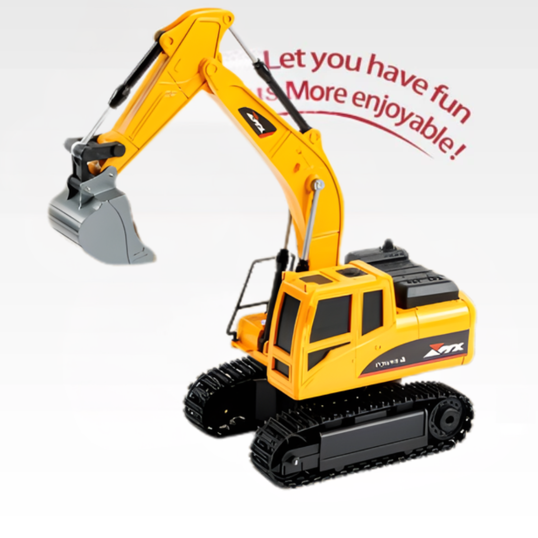 Kletshuts™ ExcavatorToy: Fjernbetjening Børn Gravemaskine Legetøj