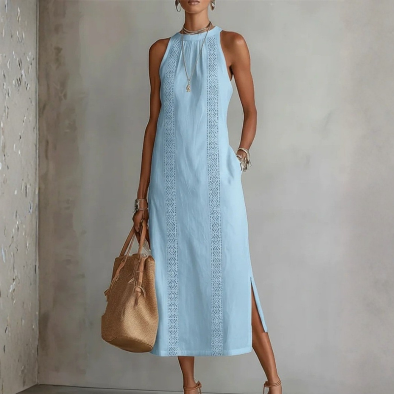 Icone™ HalterDress - Elegant Casual Komfortabel Fit Mode Halter Midi Kjole