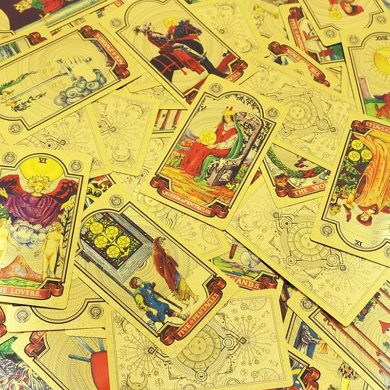 TarotCards - Mystisk Gylden Tarot Kort