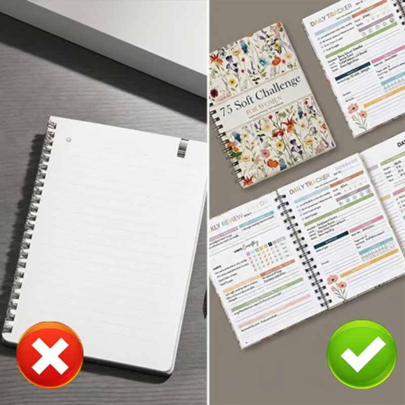 DailyTrack: Tracking Notebook Til Daglige Vaner Og Fremskridts Journal