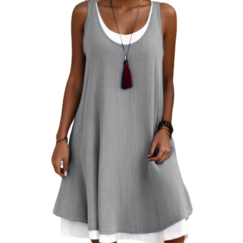 Icone™ EverydayDress - Løs Pasform To-Lags Design Hverdagskjole