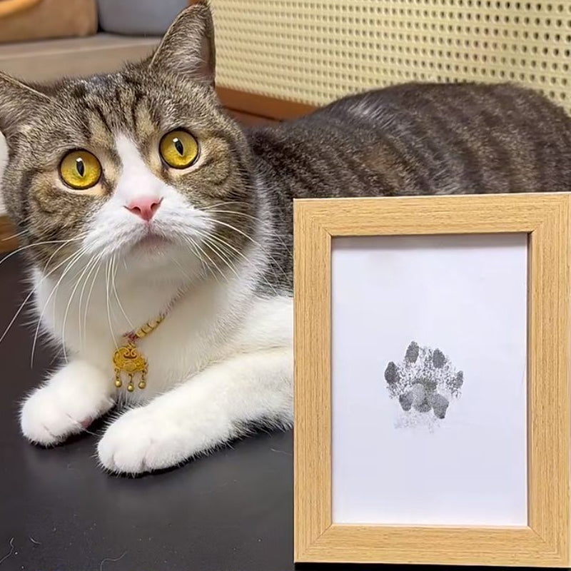 DogCatFri™ PawPrint: Kæledyr Pote Ramme Og Udskrivning Kit