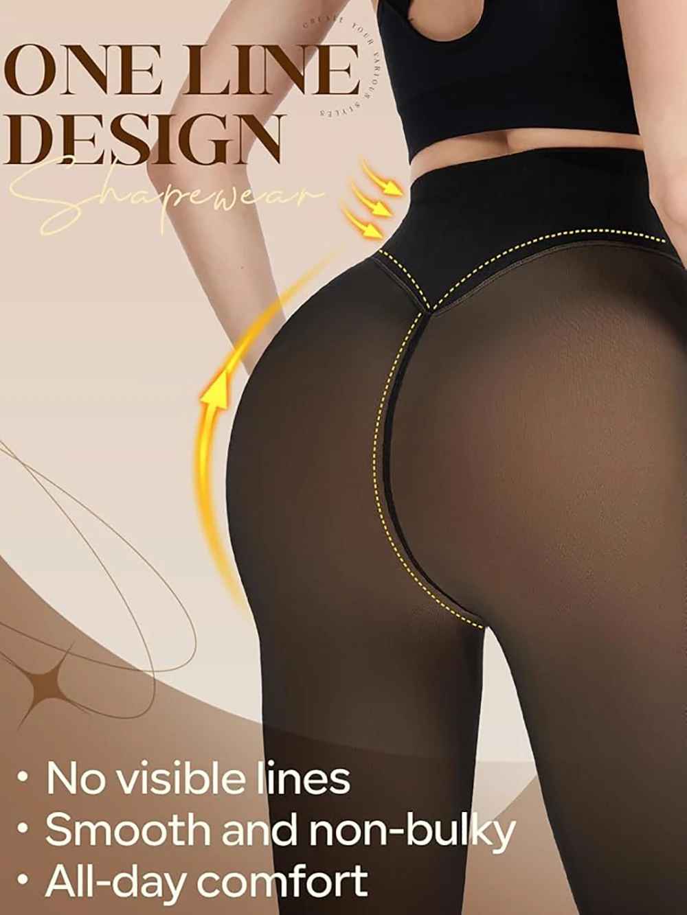 Icone™ PremiumLeggings: Højkvalitets Fuld Dækning Formende Støtte Premium Leggings