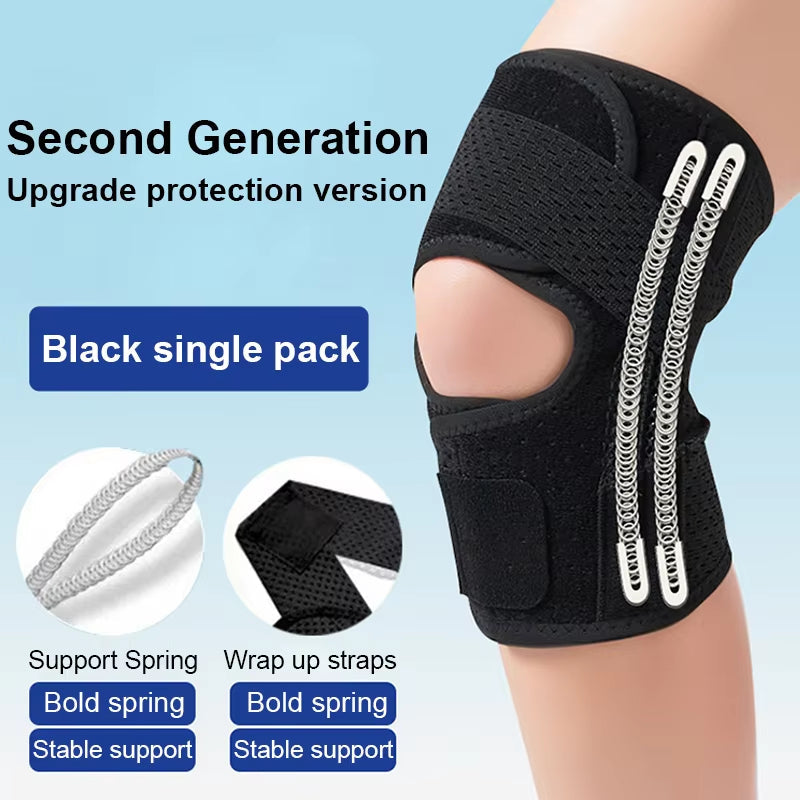 KneeGuard 1+1 GRATIS - Justerbar Knæbeskytter Kompression Støtte Og Beskyttelsessleeve