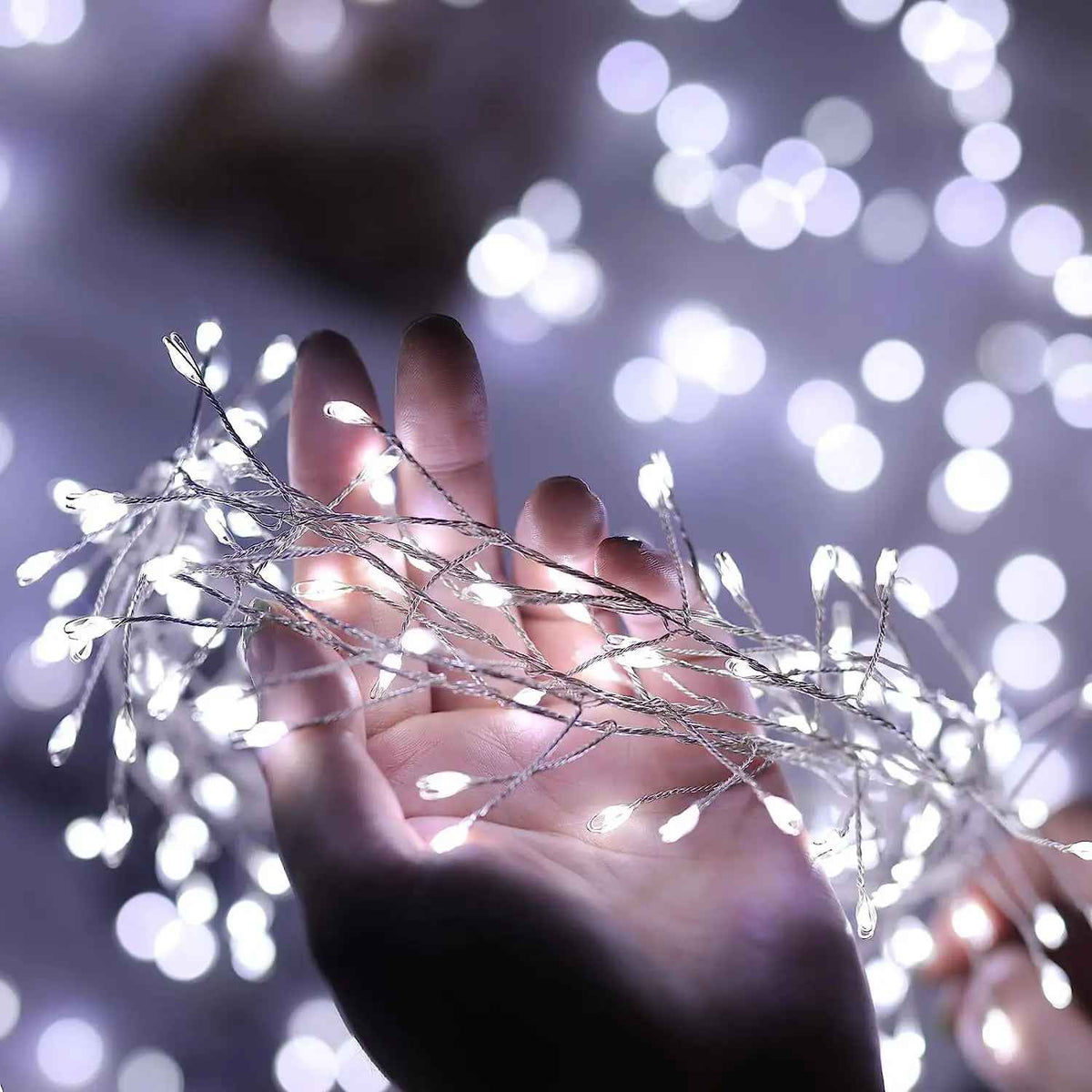 Ledsen™ FairyLights: Strålende Fyrværkeri Tråd LED Streng Fe Lys