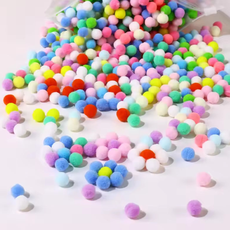 Kletshuts™ PompomKit – DIY 3D Kunst Dyr Fluffy Pom Poms Kit Til Børn