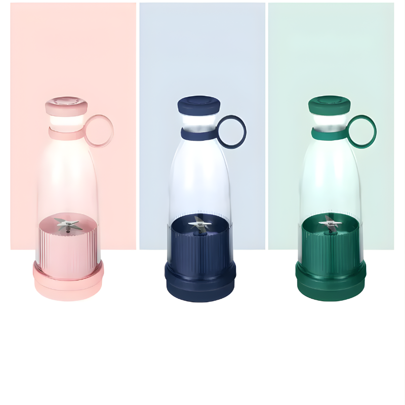 Globetrek° PortableBlender: Genopladelig Mini Elektrisk Smoothie Og Juice Maskine Bærbar Blender