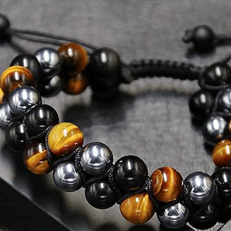 Jewelance™  ProtectionBracelet 1+1 GRATIS: Dobbelt Lag Tiger's Øje Beskyttelse Armbånd