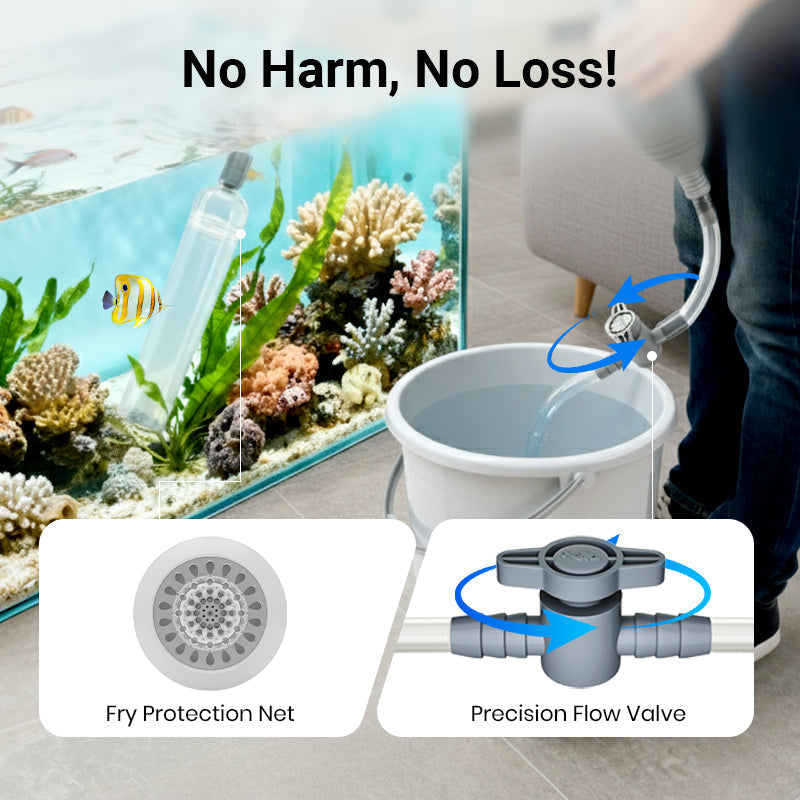 Cleaner Pro° AquariumVacuum: Nem At Bruge Akvarievakuum Vedligeholdelse