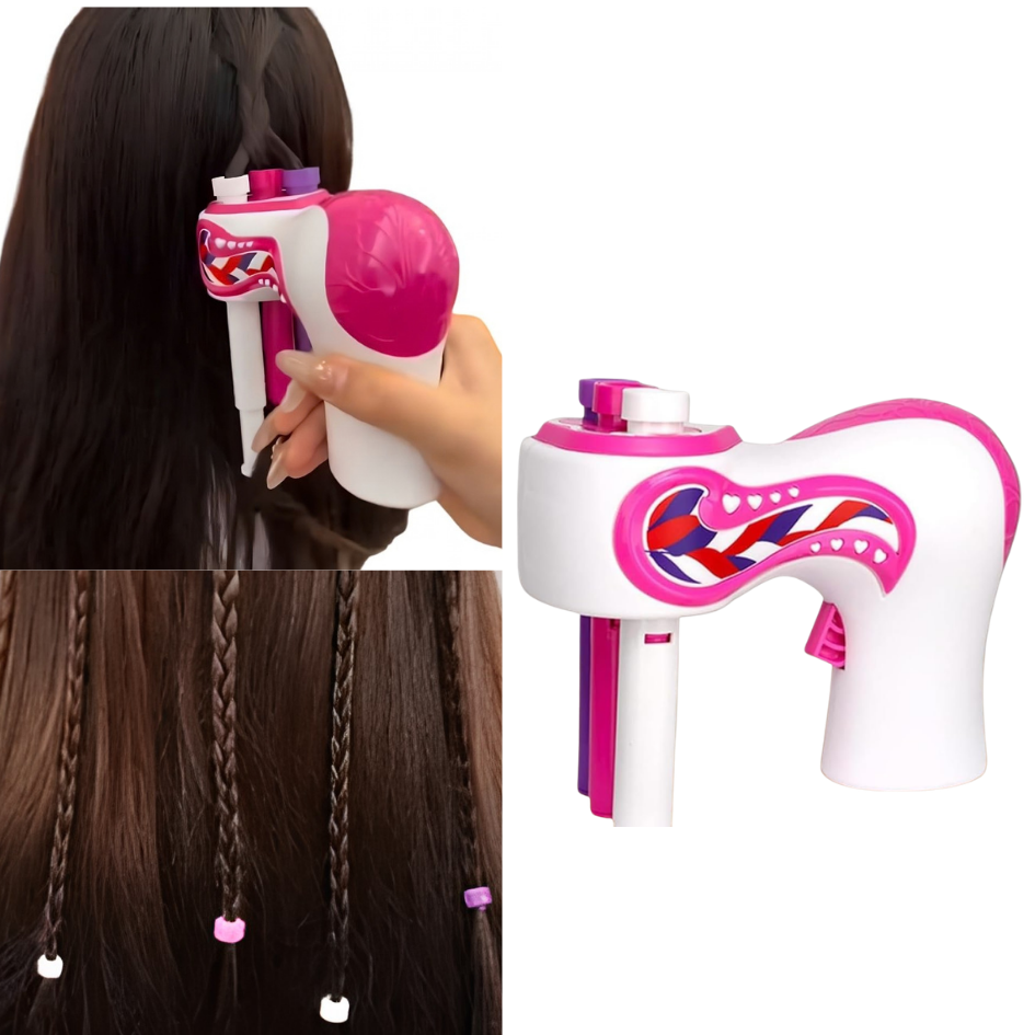 Rose® HairBraider: Hurtigt, Nem Og Salon-Perfekt Frisørredskab Til Fletning