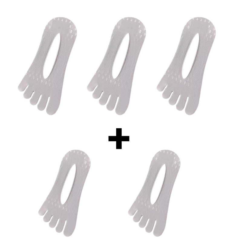 Happy™ FootSocks 2+3 GRATIS - Sømløse Åndbare Tåseparator Fodstrømper