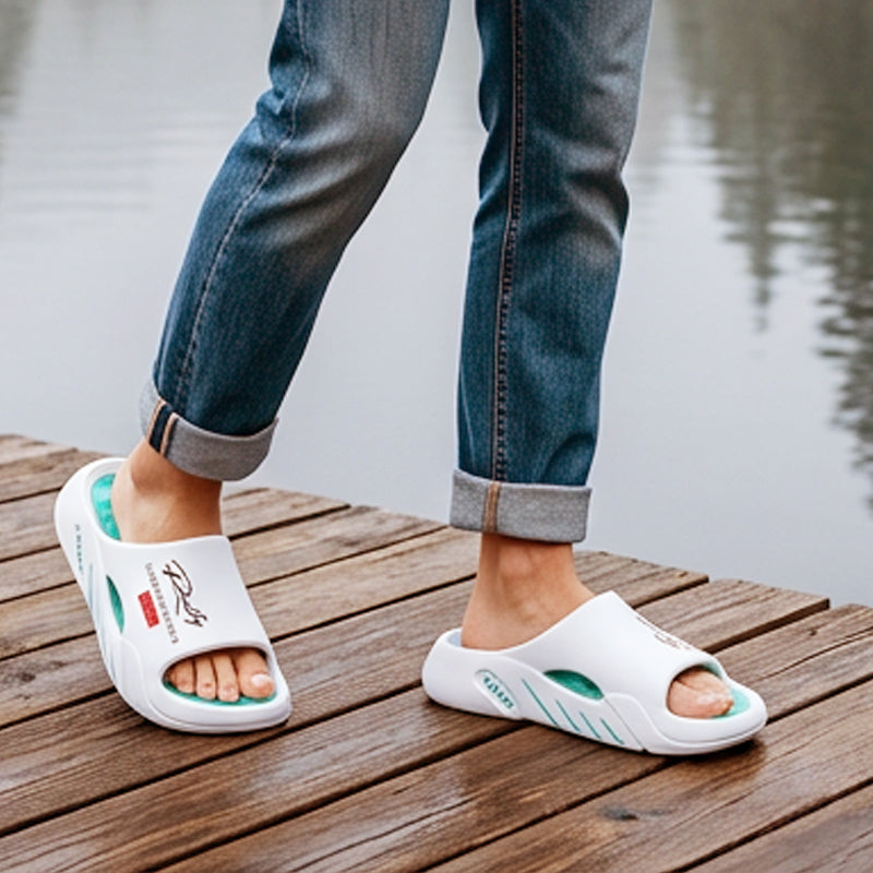 Happy™ CloudSlippers: Komfortable Skridsikre Skybløde Slippers Til Mænd