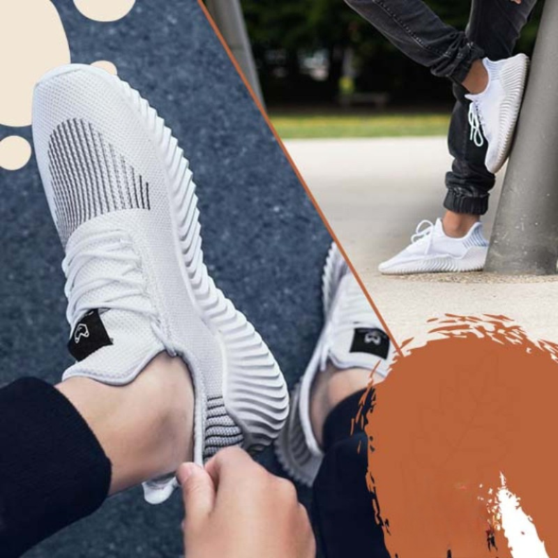 Happy™ FlexSneakers: Letvægts Flex Åndbare Komfortable Hverdagsbrug Slid Sneakers