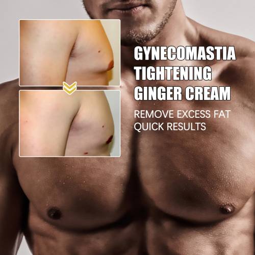 Bryst-massagecreme med squalan til mænd