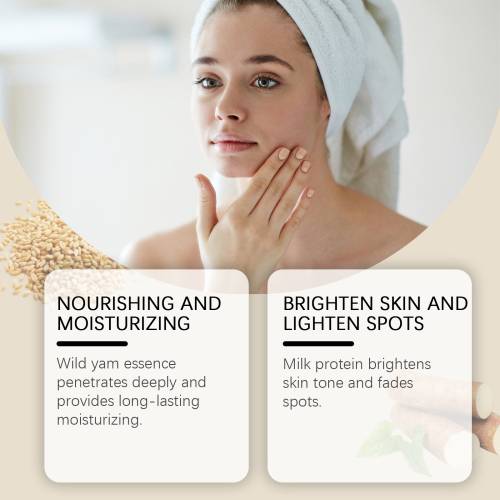 Vild yams plejesæt: creme, lotion og toner