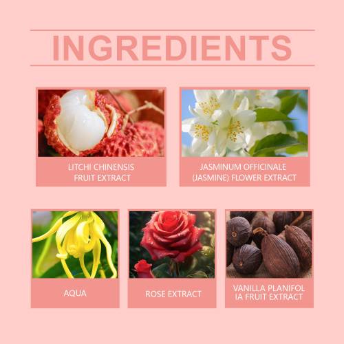 Litchi rose parfume