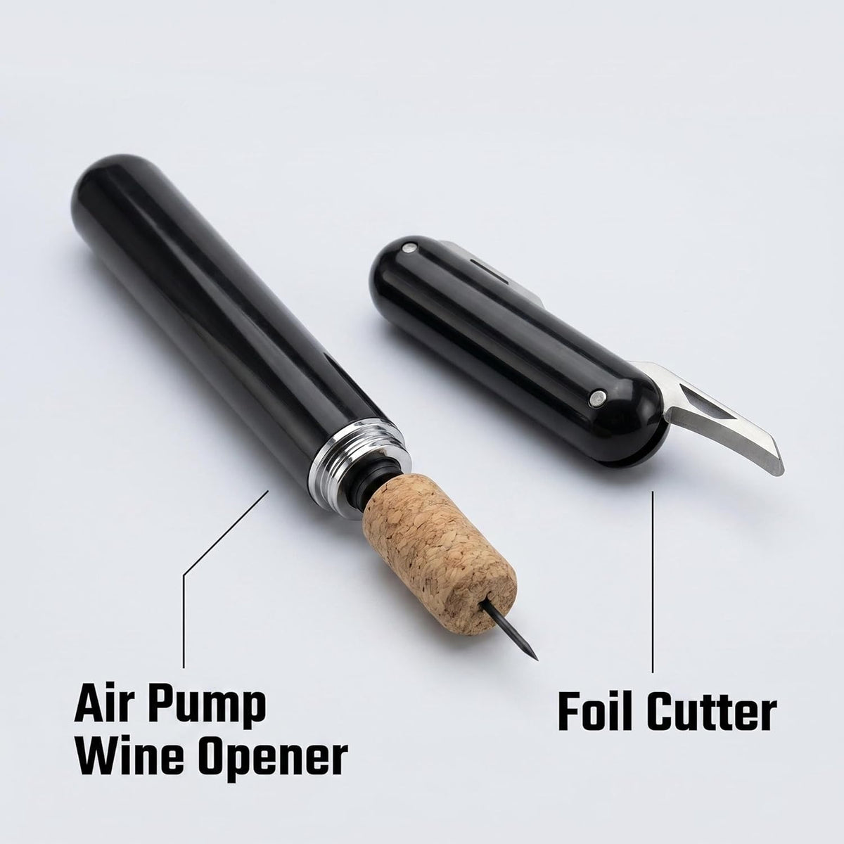 Globetrek° WineOpener 1+1 GRATIS: Lufttryk Pumpe Nem Vinflaske Åbner