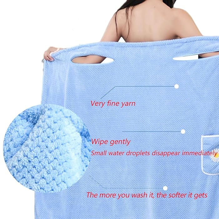 Icone™ TowelDress - Hurtigt Absorberende Bærbart Badehåndklæde