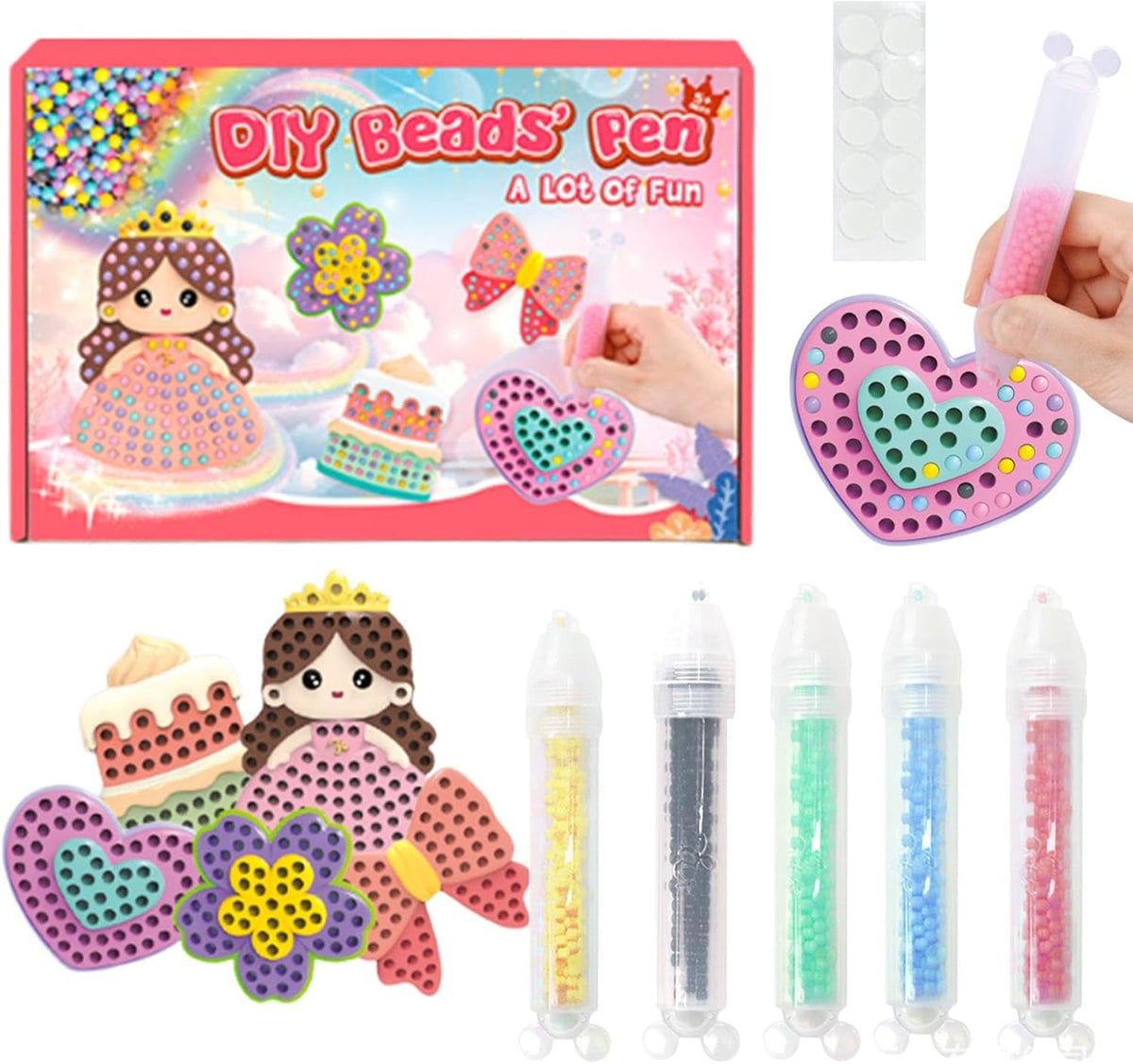 Kletshuts™ BeadsKit - Kreativ DIY Sjov Maleri Og Håndværk Perler Kit