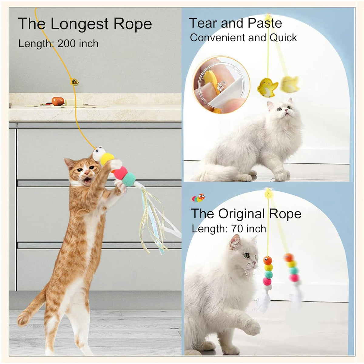 Catfri® CatTeaser 1+1 GRATIS: Interaktiv Kat Jagten Legetøj