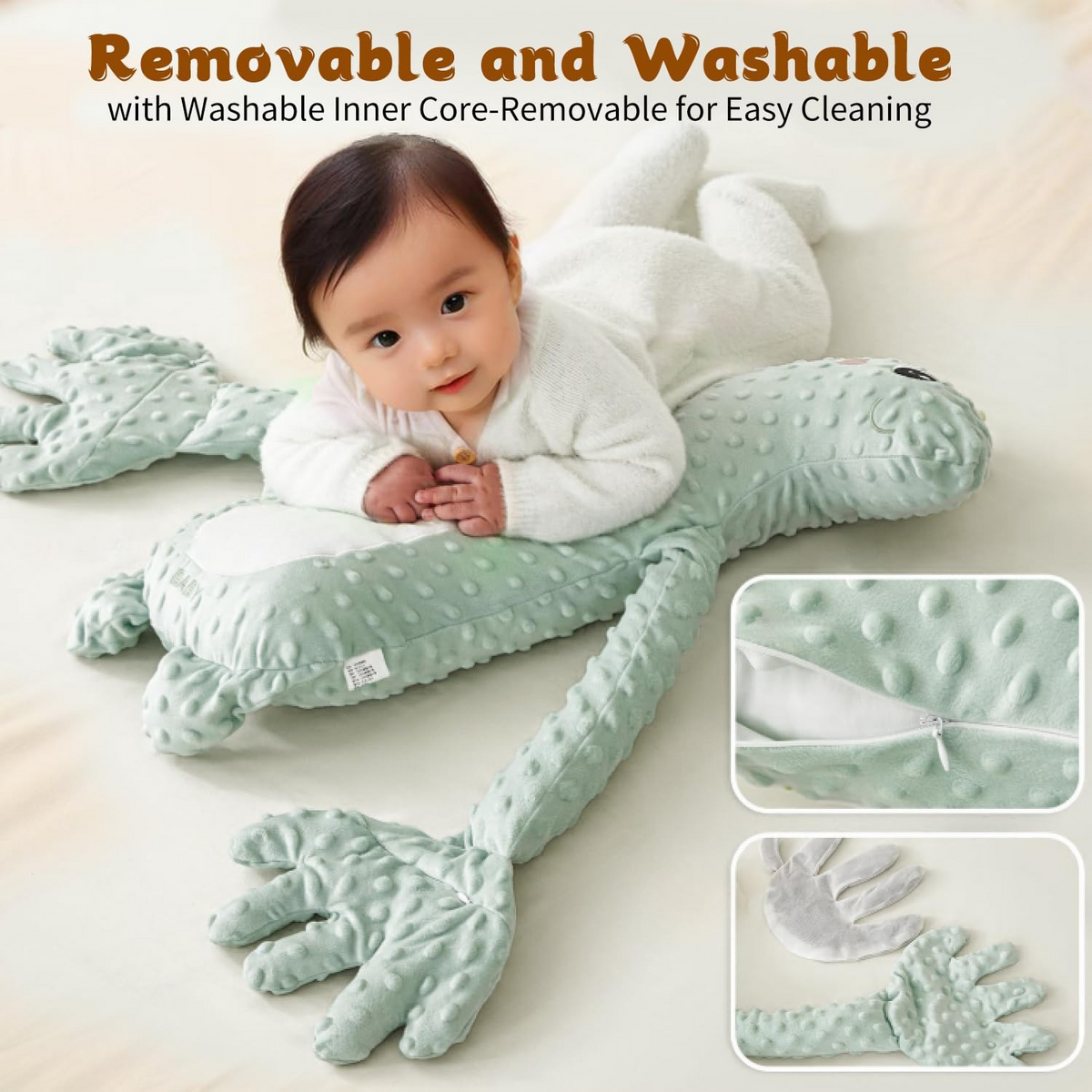 Kletshuts™ BabyPillow: Blid Blød Komfort Til Bedtime Baby Pude