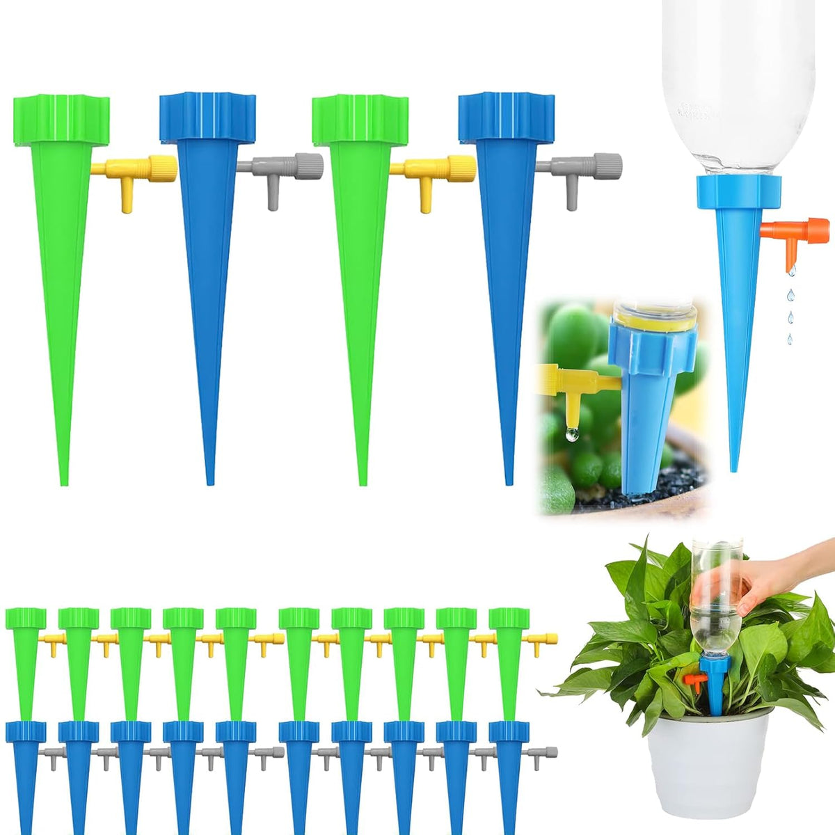 DripIrrigation - Automatisk Drypvandingssystem Flaske-Top Plantevander