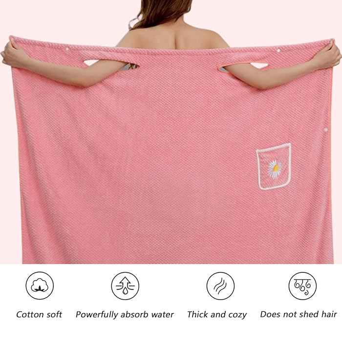 Icone™ TowelDress - Hurtigt Absorberende Bærbart Badehåndklæde