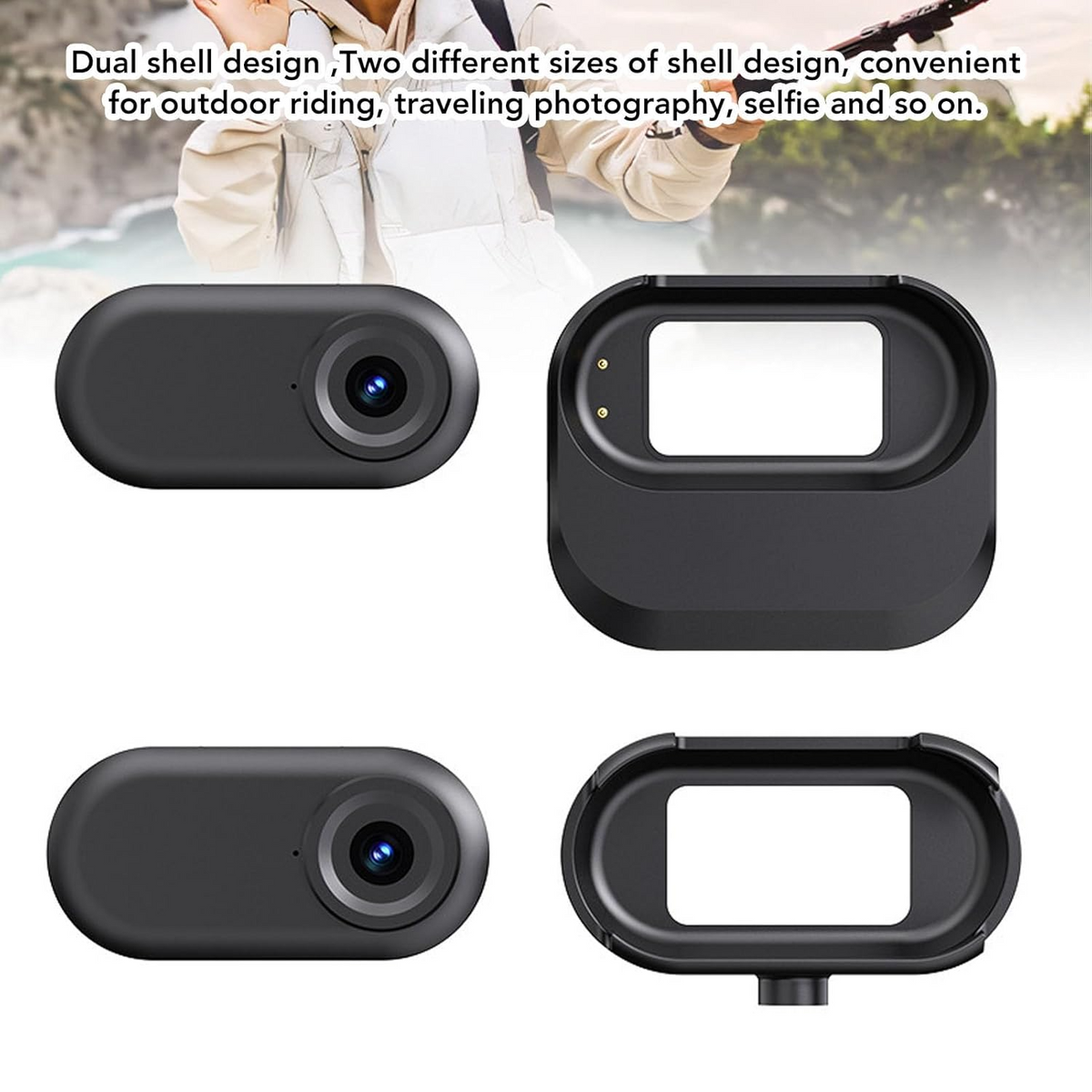 BodyCamera: Nem-Berøring Betjening HD Optagelse Håndfri Kompakt Krops Kamera