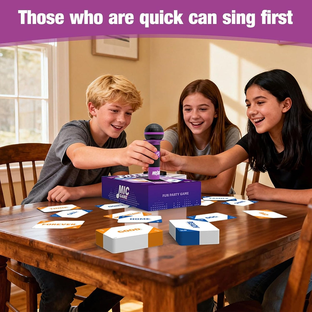 Kletshuts™ MusicGame – Interaktiv Musik Mikrofon Sjov Familielek
