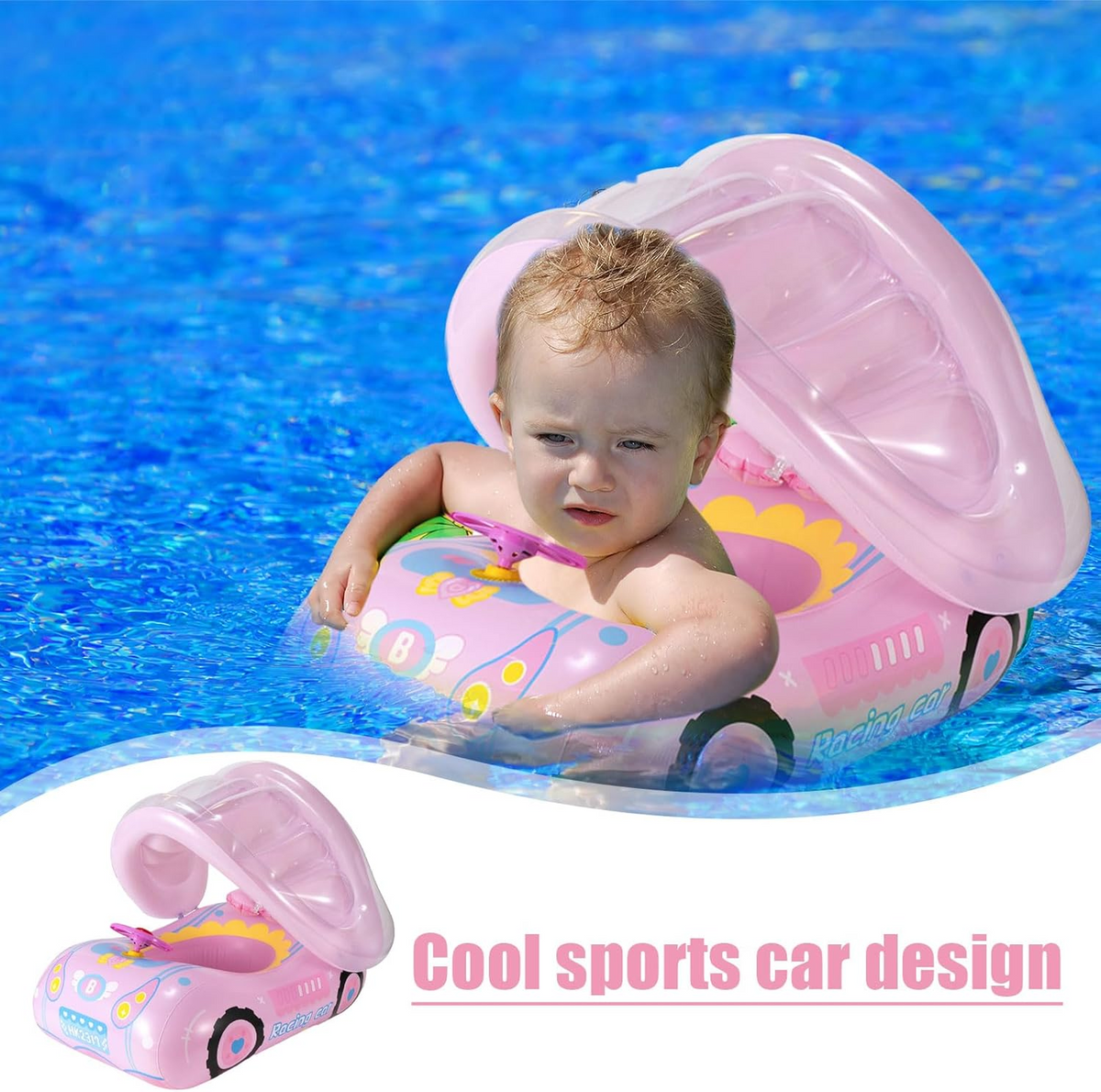 Kletshuts™ PoolFloat: Sjovt Oppusteligt Børne Vandeventyr Pool Float