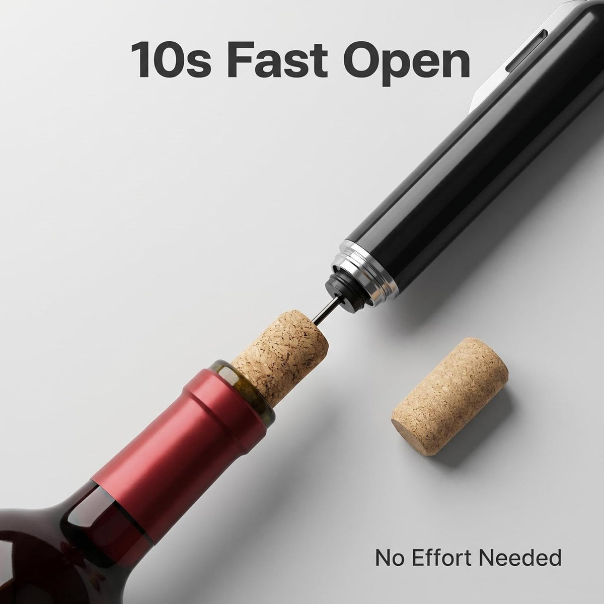 Globetrek° WineOpener 1+1 GRATIS: Lufttryk Pumpe Nem Vinflaske Åbner