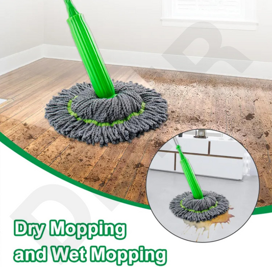 Cleaner Pro° SmartSqueeze 1+1 GRATIS: Håndfri Selv-Vridende Smart Klem Dreje Moppe
