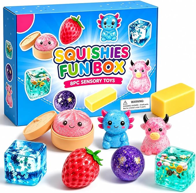 Kletshuts™ SquishySet - Stressaflastende Squishy Sjov Boks Sæt