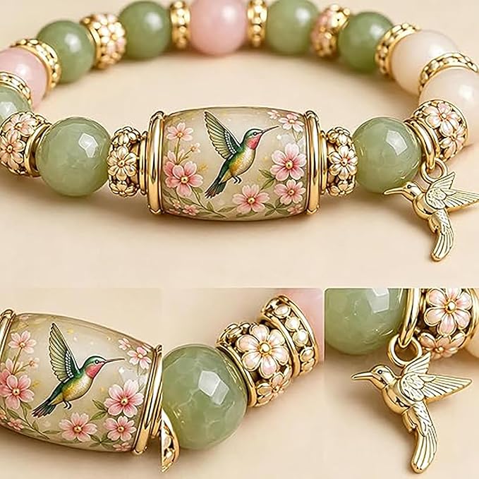Jewelance™ BeadBracelet - Elegant Forårshave Perle Armbånd