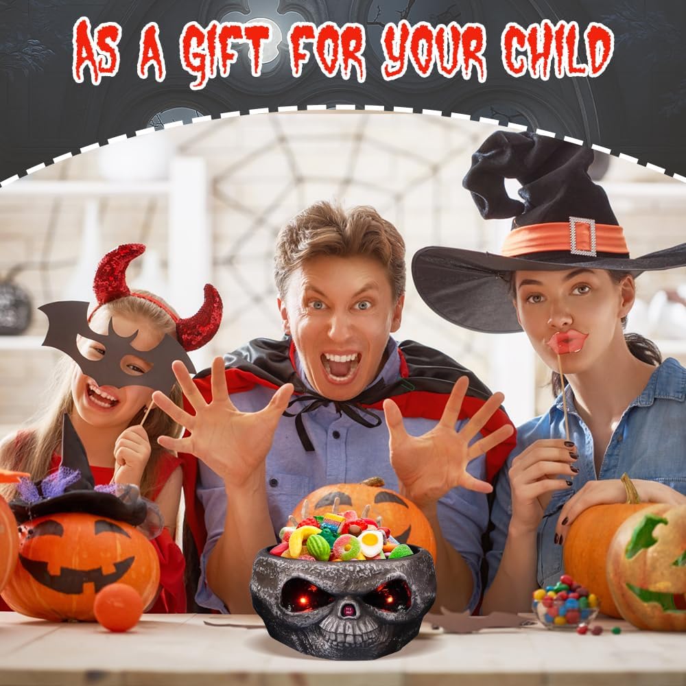 Kletshuts™ CandyBowl - Halloween Uhyggelig Slikskål Med Skelet Hænder