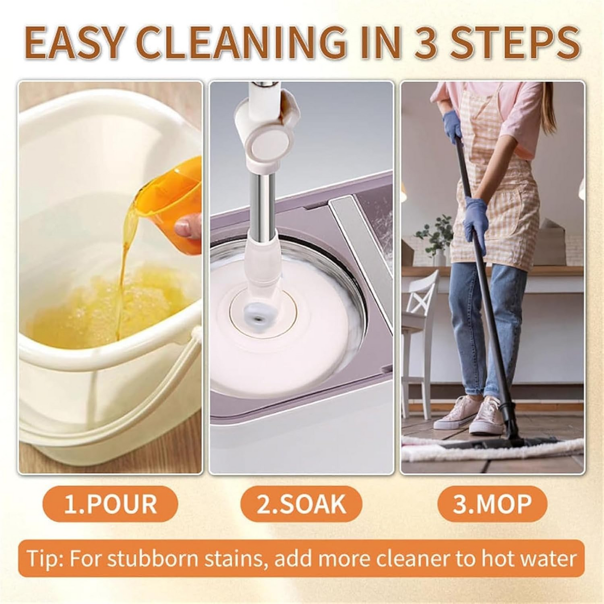 Cleaner Pro° FloorPolisher: Alt-i-Ét Glitrende Sikker Rengøring Gulvpoleringsmaskine
