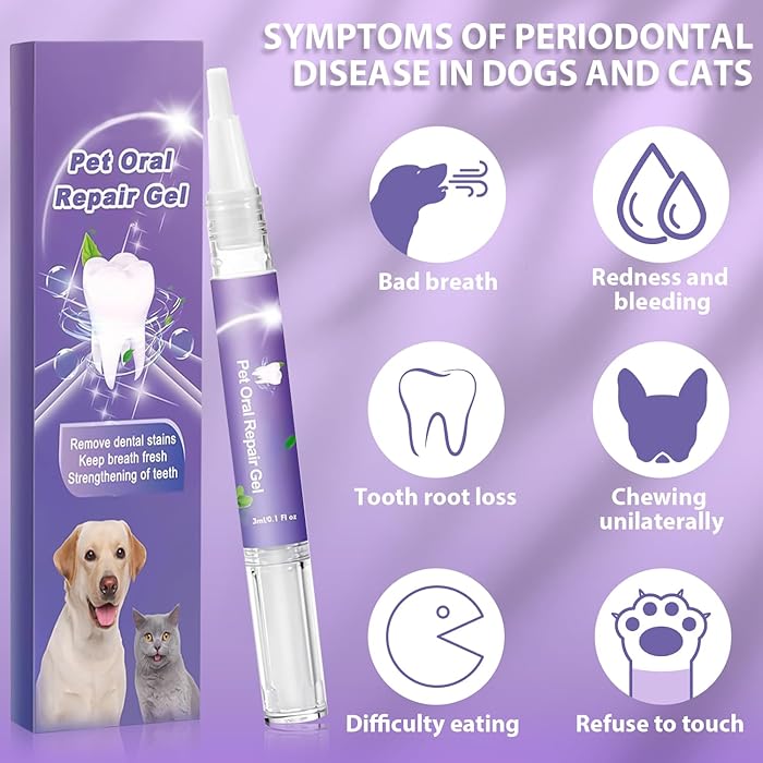 DogCatFri™  DentalPet: Kæledyr Dental Reparation Og Rengøring Gel