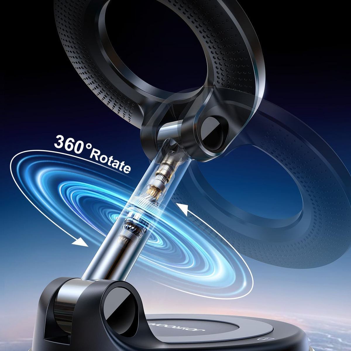 Holder360° MagneticMount 1+1 GRATIS: Roterbar Foldbar Justerbar Universel Telefon Magnetisk Holder