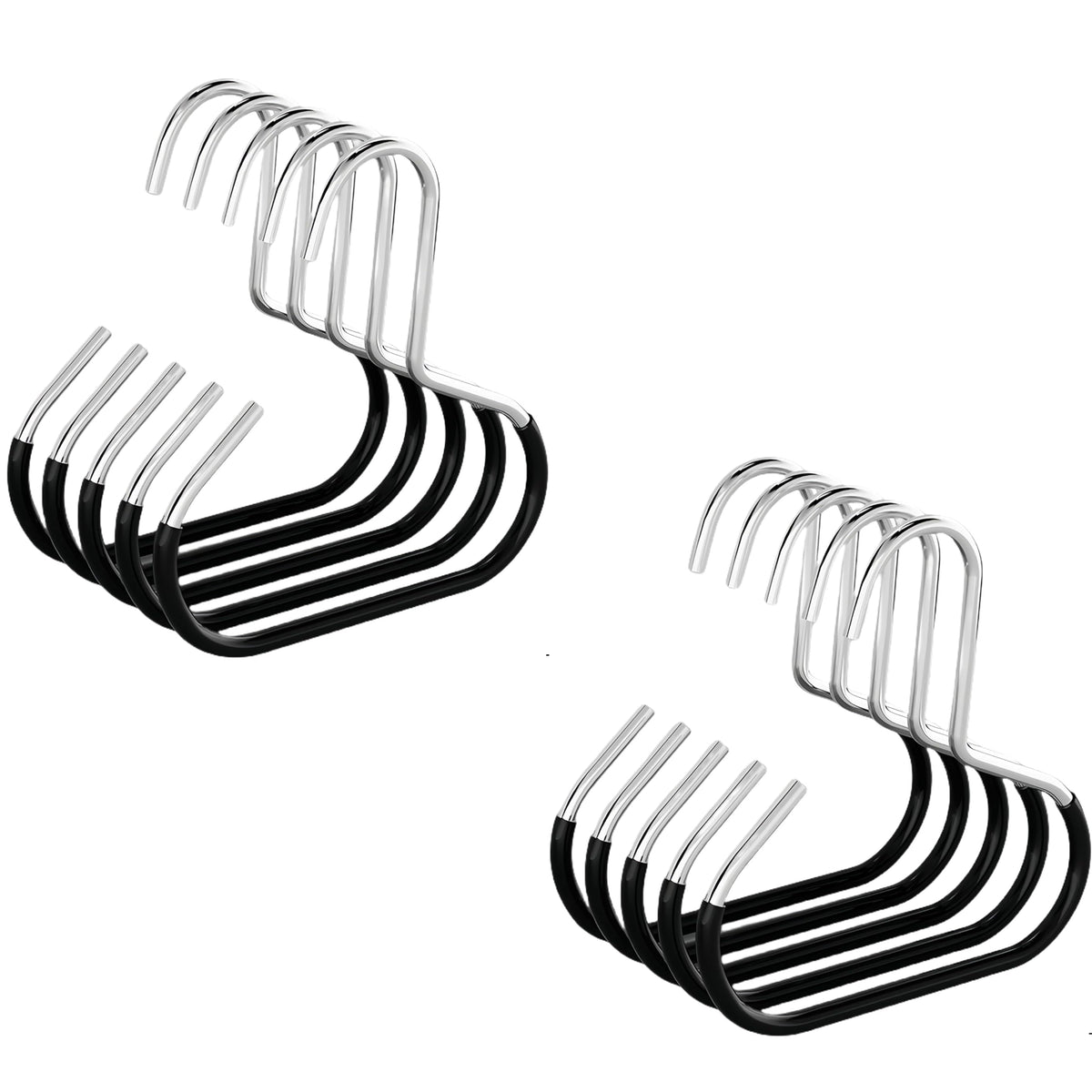 GlideHold® ClosetRing 10+10 GRATIS: Åben Ring Pladsbesparelse Skabshænger