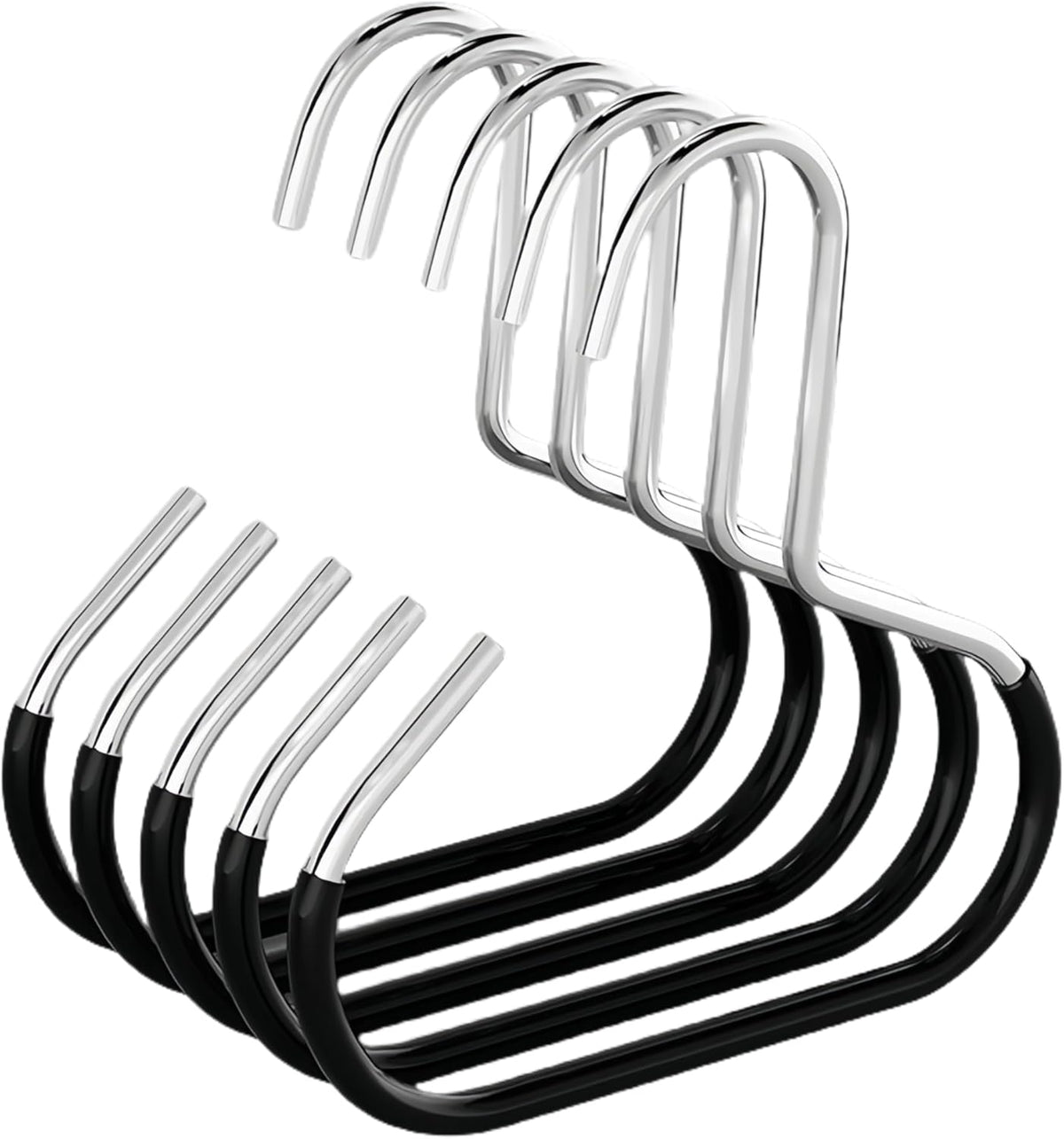 GlideHold® ClosetRing 10+10 GRATIS: Åben Ring Pladsbesparelse Skabshænger